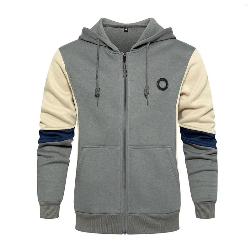 

Men' Hoodies Zipper Men Casual Striped Harajuku Fashion Streetwear Mens Clothes Patchwork Hooded Sweatshirt Women Hoodie Pullover, Army green