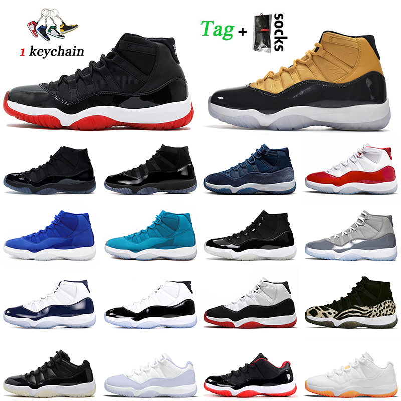 

Basletball Shoes For Women Mens Jumpman 11 11s Cherry Midnight Navy Black Yellow Cool Grey High Bred Jubilee 25th Anniversary Trainers Sports Sneakers Size Eur 36-47, D37 low emerald 36-47