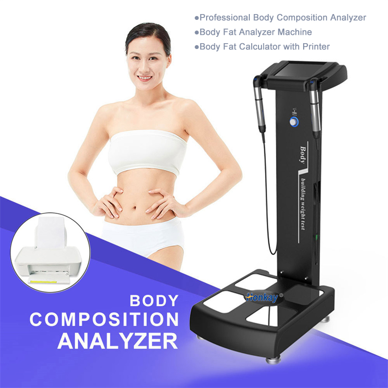 

Black Skin Diagnosis System Biochemical Body Composition Analyzer for Human Fat Analysis Beauty Equipment with Test Results