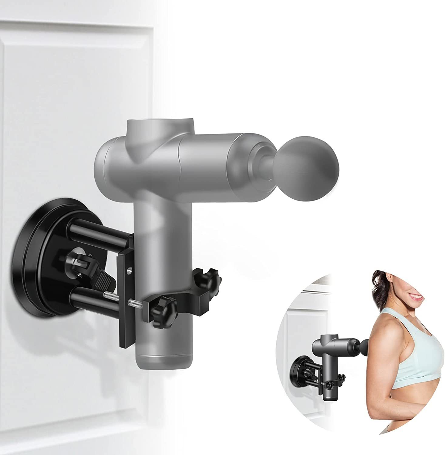 

Full Body Massager Portable Gun Holder Mount HandsFree Self Suction Cup Bracket Hard to Reach Place for Almost Guns 221010