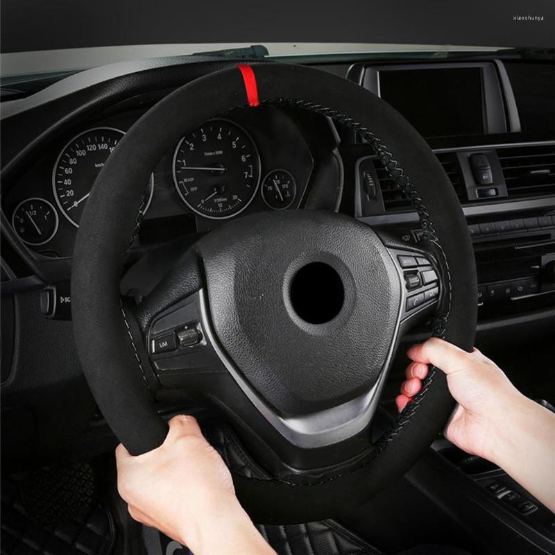 

Steering Wheel Covers Universal Cover Protector Anti-Slip Sport Accessory Elements