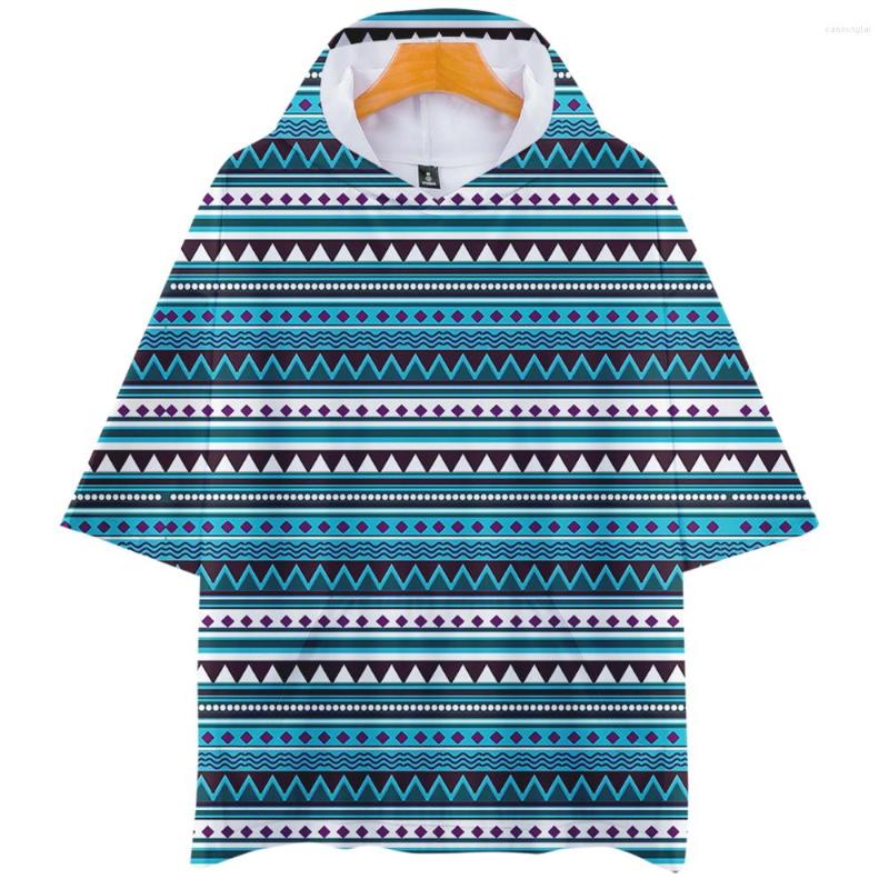 

Men's T Shirts Summer Men's Ladies Vintage Hooded Shirt 3D Hawaiian Style Personality Fashion Pattern T-Shirt Harajuku Oversized, Hl05887