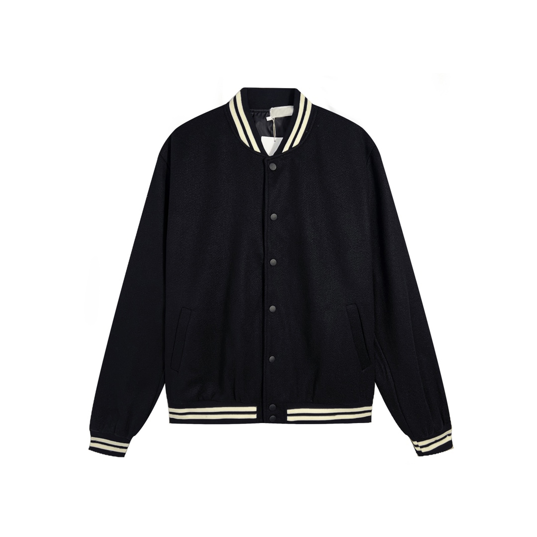 

2022 New Men's and Women's Top jacket Coat Classic Baseball Jersey Original Design Brand Product First Line Brand Quality Assurance, Black
