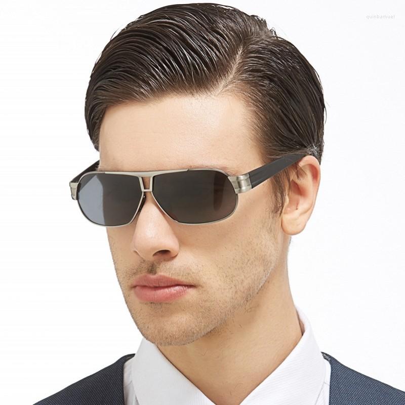 

Sunglasses Men Polarized Fashion Aviation Rectangle Metal Frame Brand Designer Sun Glasses Vintage Eyewear Male Shades 2022
