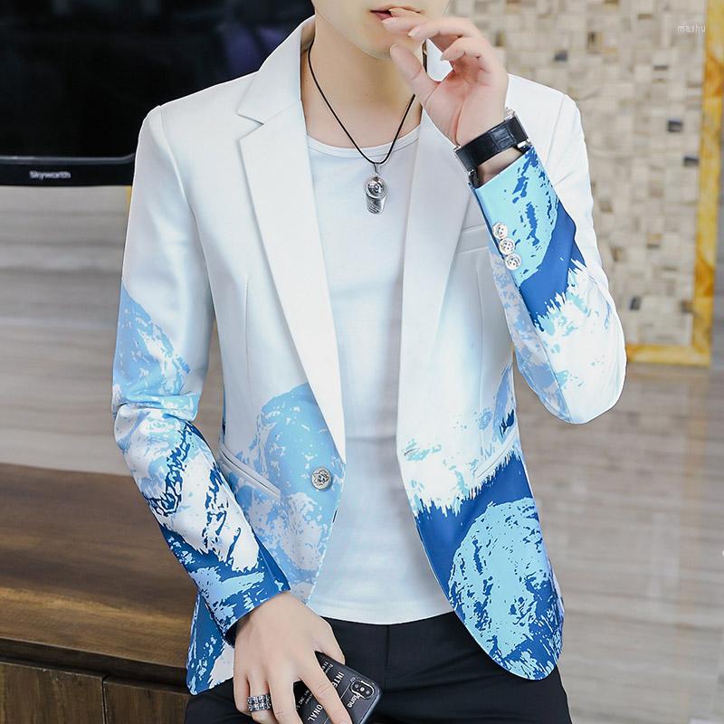 

Men's Suits Men's Coat Blazer Small Suit Gradually Fashionable Versatile, Black