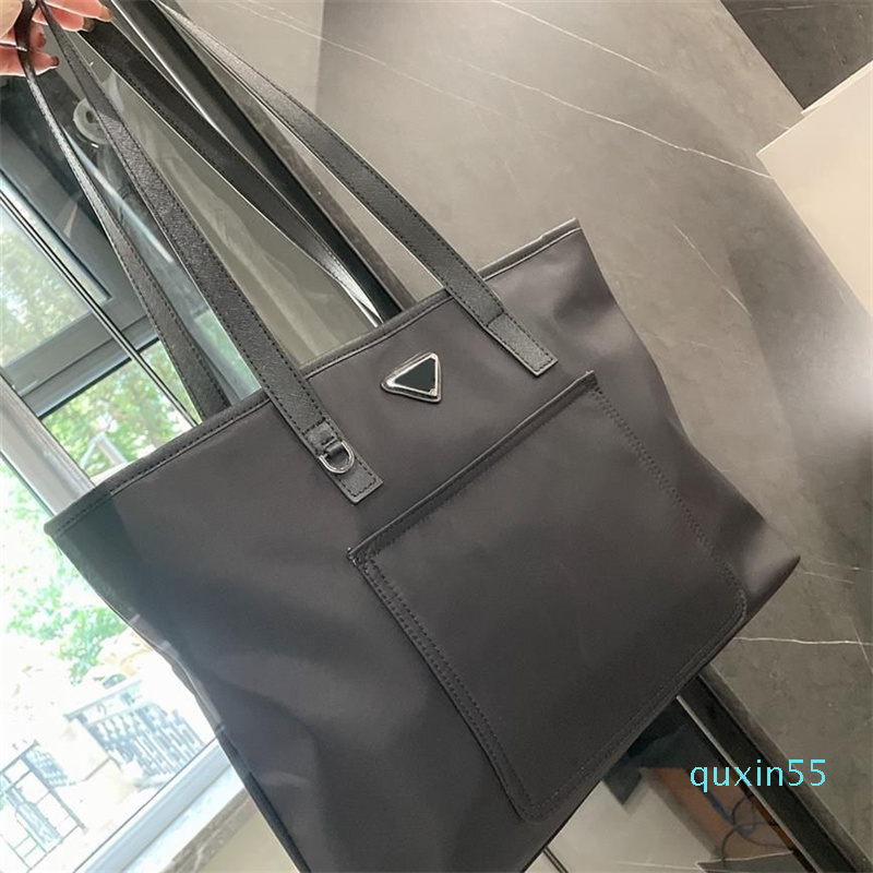 

Shopping Bags Women Fashion Totes Waterproof Recycled Nylon Handbag Ladies, Red