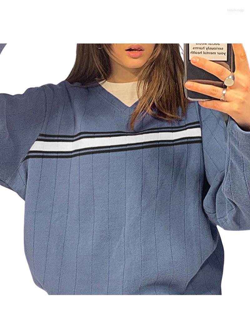 

Women' Sweaters Women' Women Knitting Shirt Long Sleeve V Neck Loose Tops Casual Party Club Fall Spring Warm Blouse, Brown