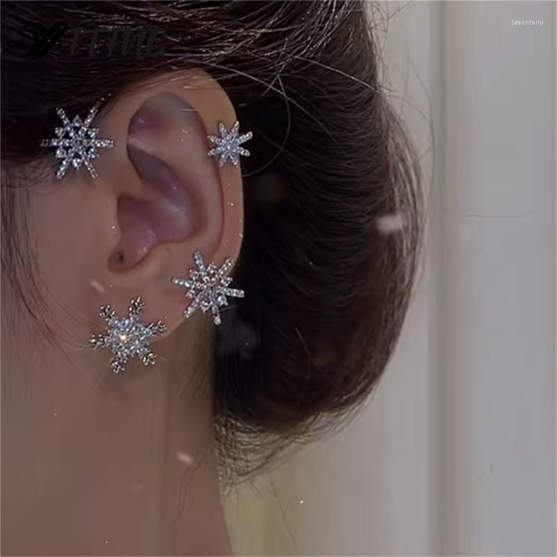 

Hoop Earrings Butterfly Snowflake Ear Bones Clip Fahion Women's Cuff Single Sale