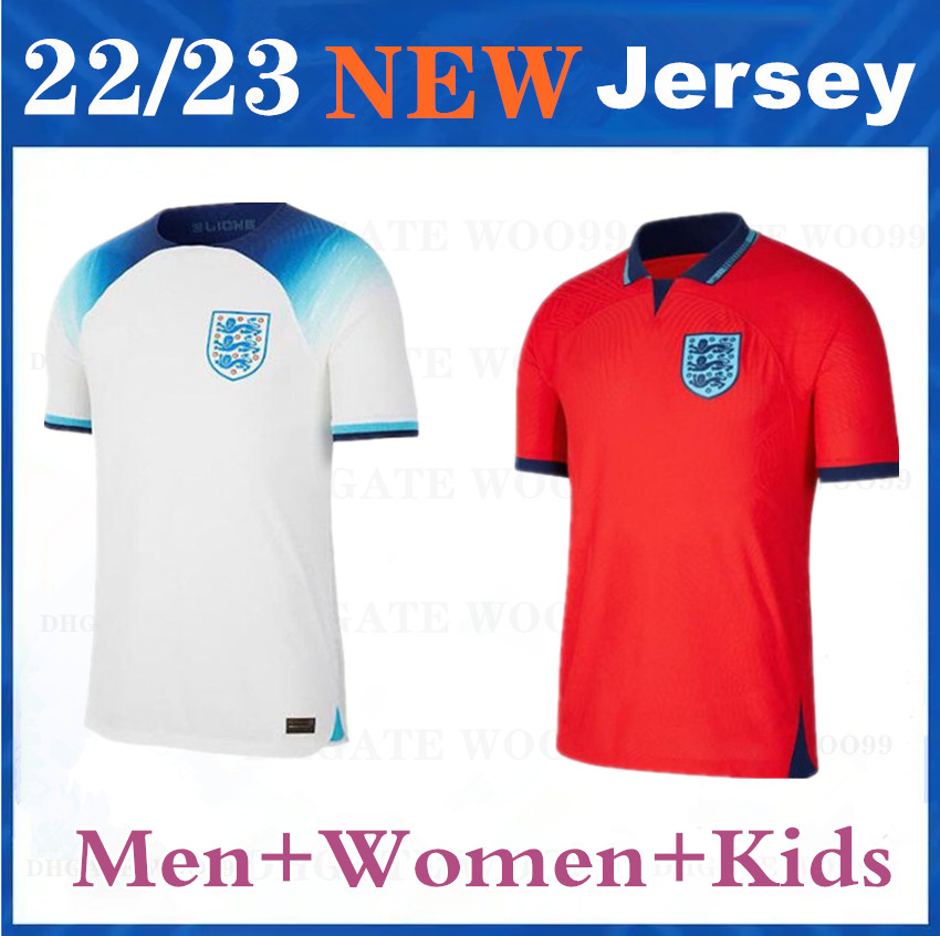 

2022 MEAD KANE soccer jersey STERLING RASHFORD SANCHO GREALISH MOUNT FODEN SAKA 22 23 eNGLanD football shirt women men kids kit sets uniform, Red