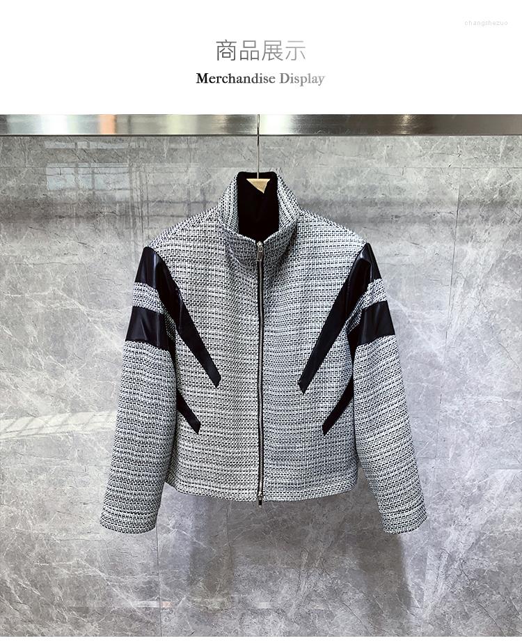 

Men's Jackets Cv1962 Fashion Men's Coats & 2022 Runway Luxury European Design Party Style Clothing, Gray