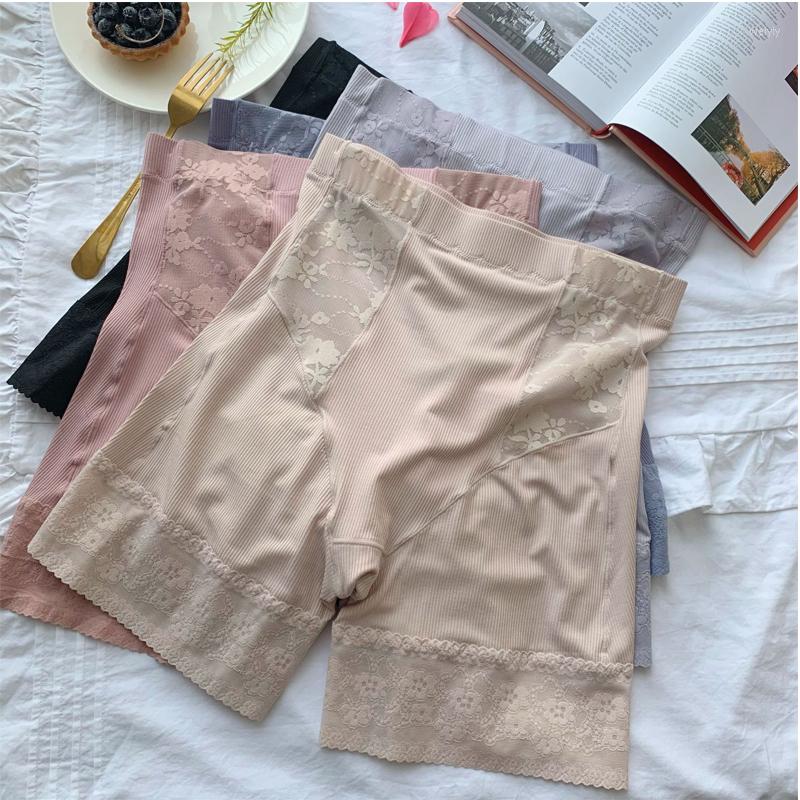 

Women's Panties Women Shorts Under Skirt Sexy Lace Anti Chafing Thigh Safety Ladies Pants Underwear High Waist, Blue