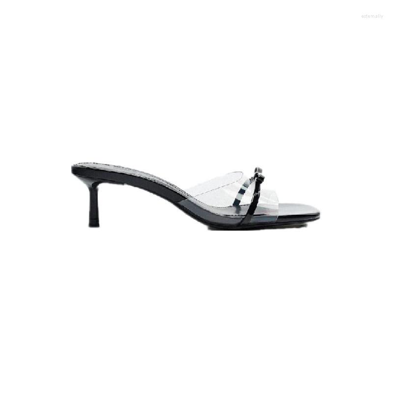 

Slippers CICIYANG 2022 Summer Women's Fashion Shoes High-Heeled Sandals Non-Slip Breathable Casual Buckle, Beige