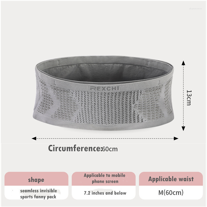 

Belts Elastic For Woman Large Capacity High Stretch Silicone Knit Breathable Women's Belt Bag Running Fitness Corset, White