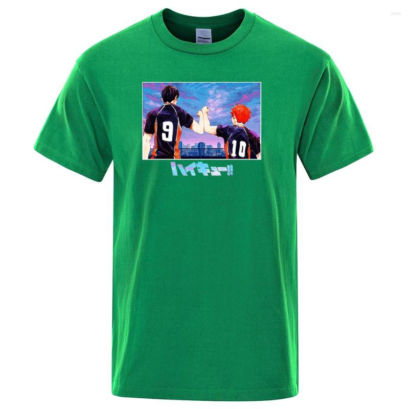 

Men's T Shirts Anime Print T-Shirt Men Comfortable Oversized T-Shirts Fashion Casual Clothing S-Xxxl, Blue