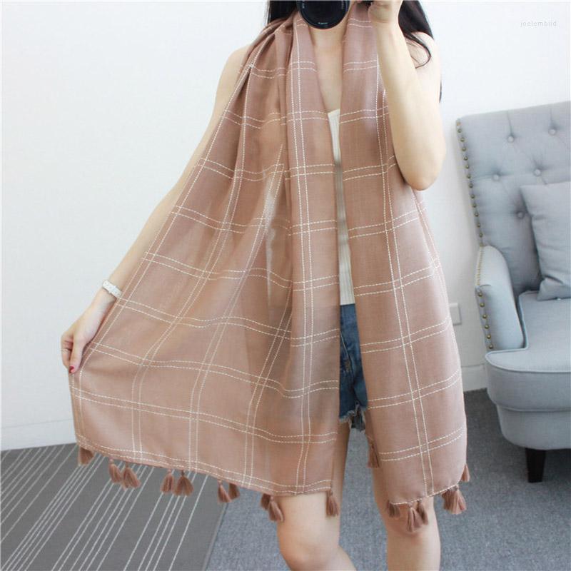 

Scarves Women Scarf Summer For Shawls And Wraps Fashion Solid Female Hijab Stoles Pashmina Winter Cashmere Foulard