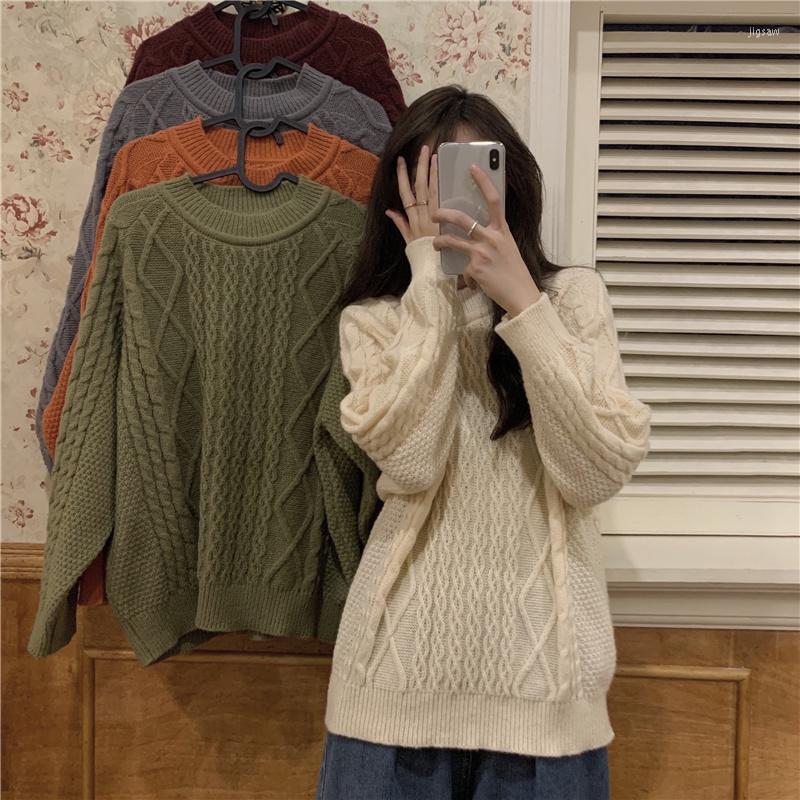 

Women's Sweaters Real Korean Style Autumn And Winter Turtleneck Knitted, Green