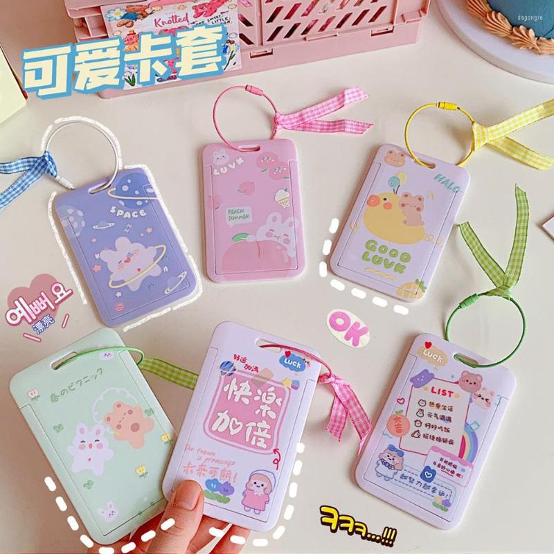 

Card Holders Kawaii Cartoon Bear Holder Anti-degaussing Bank ID Case Bus Protect Cover, Duck teddy bear