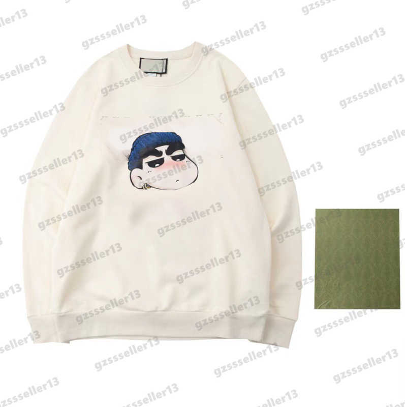 

Designer Womens Sweatshirt Jumper Unisex Letter Logo Print Cartoon Pattern Hoodies Fashion Brand Cotton Loose-fitting Crew Neck Sweatshirts 0912, 14