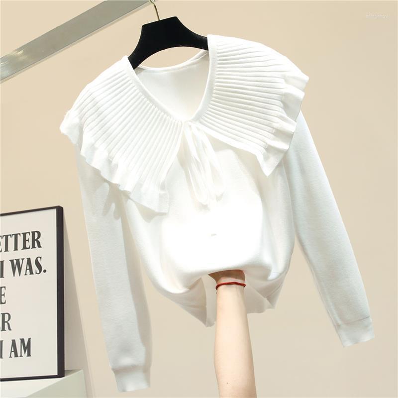 

Women's Sweaters Women's Cardigan Knitted Korean Fashion Solid Wool 2022 Sweater For Women Winter Long Sleeve V-neck Casual Knitwear, Black