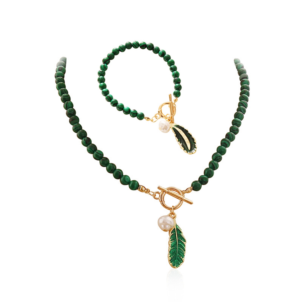 

Vintage Geometric Aangel Pendant Love Necklace Baroque Irregular Pearl Lock Chains Necklace For Women Punk Necklace Jewelry