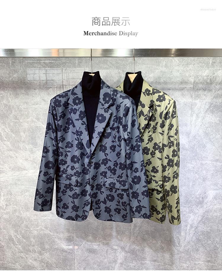 

Men's Suits Cv1125 Fashion Men's Coats & Jackets 2022 Runway Luxury European Design Party Style Clothing, Gray