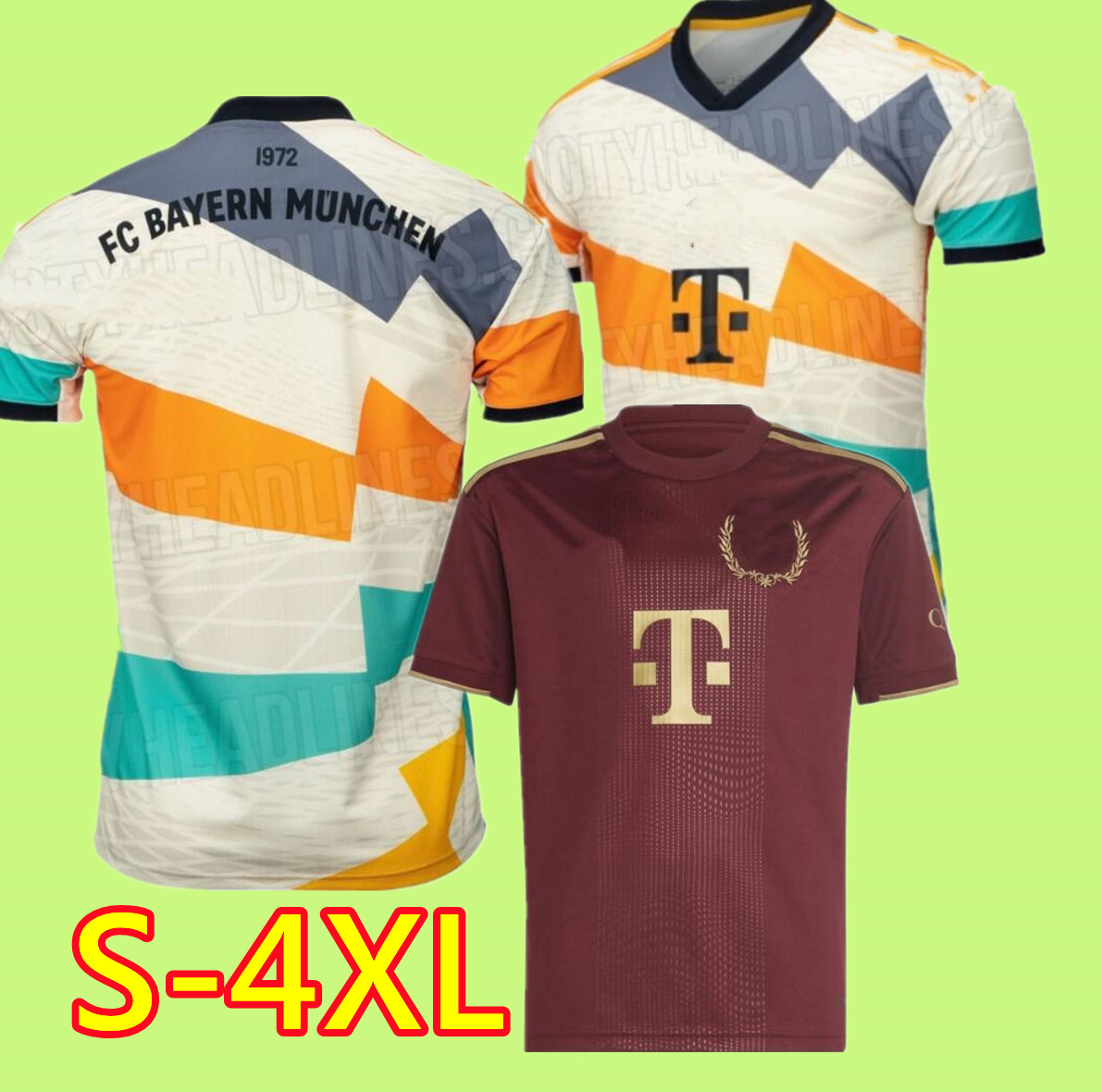 

22 23 LEWANDOWSKI fourth S-4XL soccer jerseys SANE BAYERN MUNICH GORETZKA COMAN DAVIES MULLER KIMMICH football shirts Men, Red