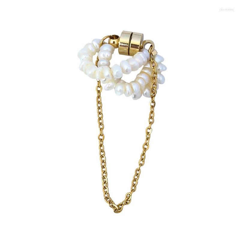 

Backs Earrings Natural Freshwater Pearls Magnetic Clip-On No Pierced Ears Stud Earring