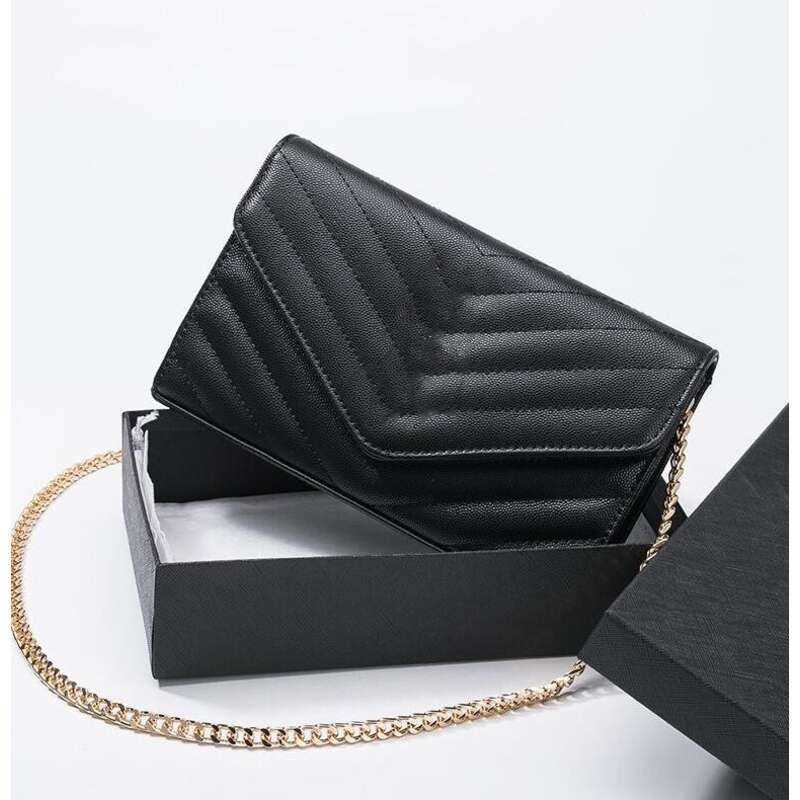 

2022 Designer Leather Bags Luxurys Women Genuine Handbag Crossbody Woc LOUlou Lady Shoulder Yslity Bag Flip Cover Femal Tote Coin Purse E47W KW1Y, No bag