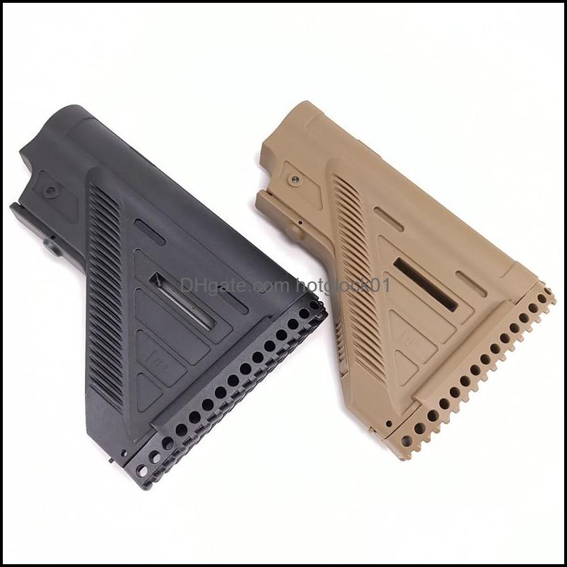 

Others Tactical Accessories Outdoor Cs Sports Equipment Tactical Nylon Extended Stock Jinming Slr Kublai A5 Hk416 Gel Ball Paintball Otrwr, Brown