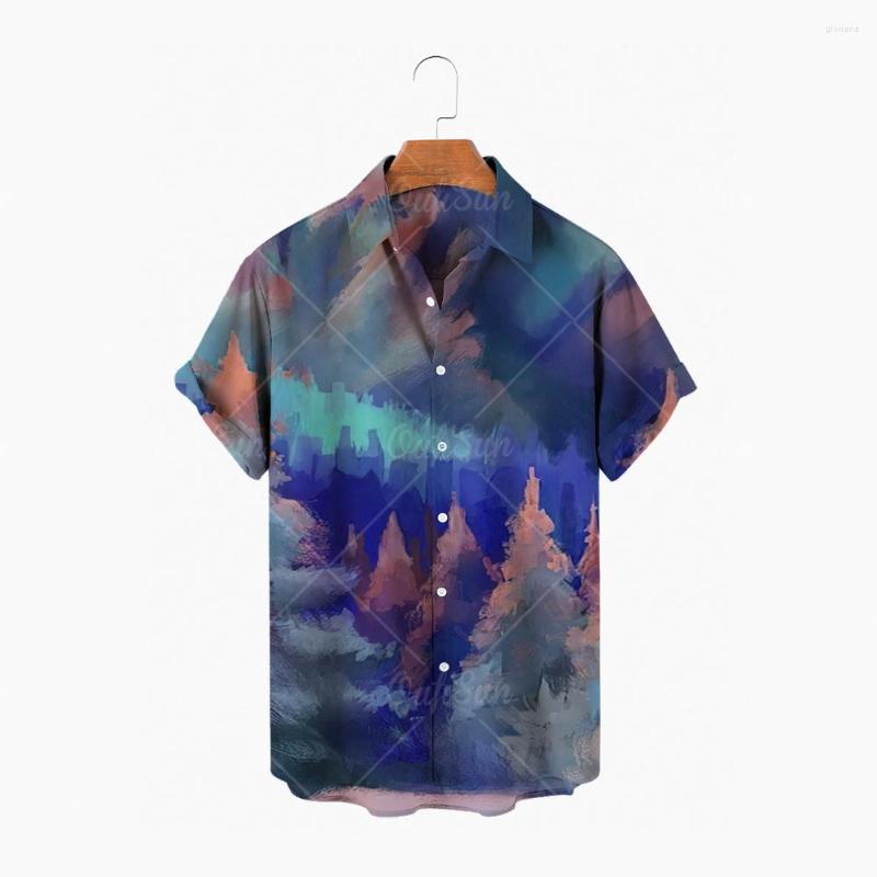 

Men' Casual Shirts Impresso De Manga Curta Camisa Masculina Rua 2022 Hawaii Abstrato Oversize Senhoras Moda Harajuku 5xl, Zm-288