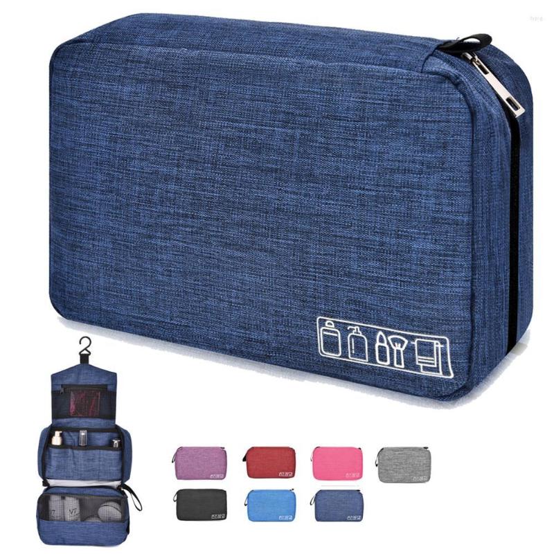 

Cosmetic Bags Soperwillton Mens Toiletry Bag Hanging Travel Shaving Dopp Kit Organizer Perfect Accessory Gift Roupa Feminina, Burgundy