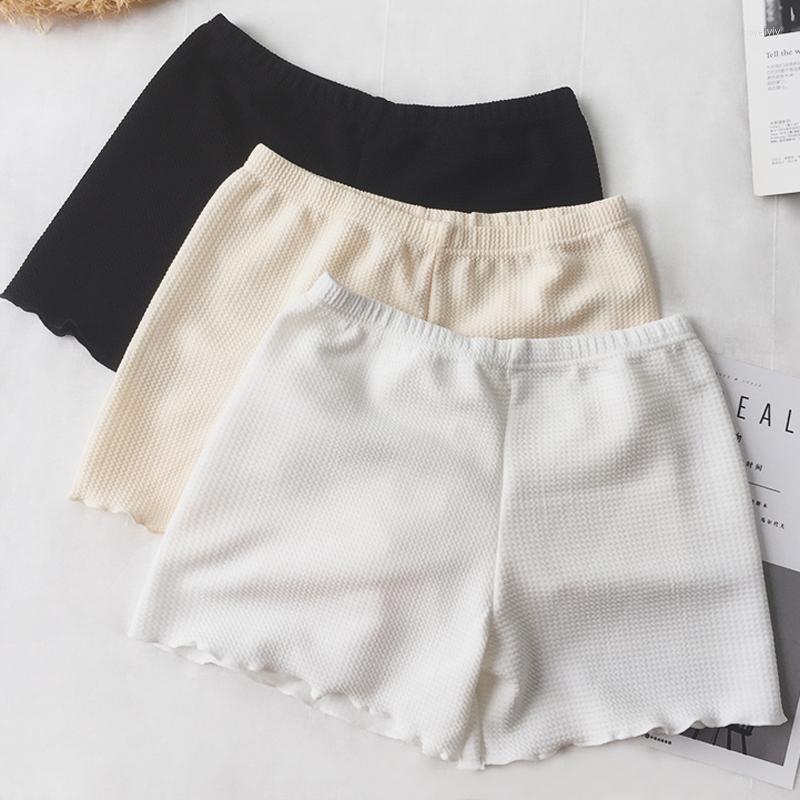 

Women's Panties Summer Korean Women Solid Safety Pants 2022 Breathable Comfortable Fabric Underwear Insurance Shorts, White