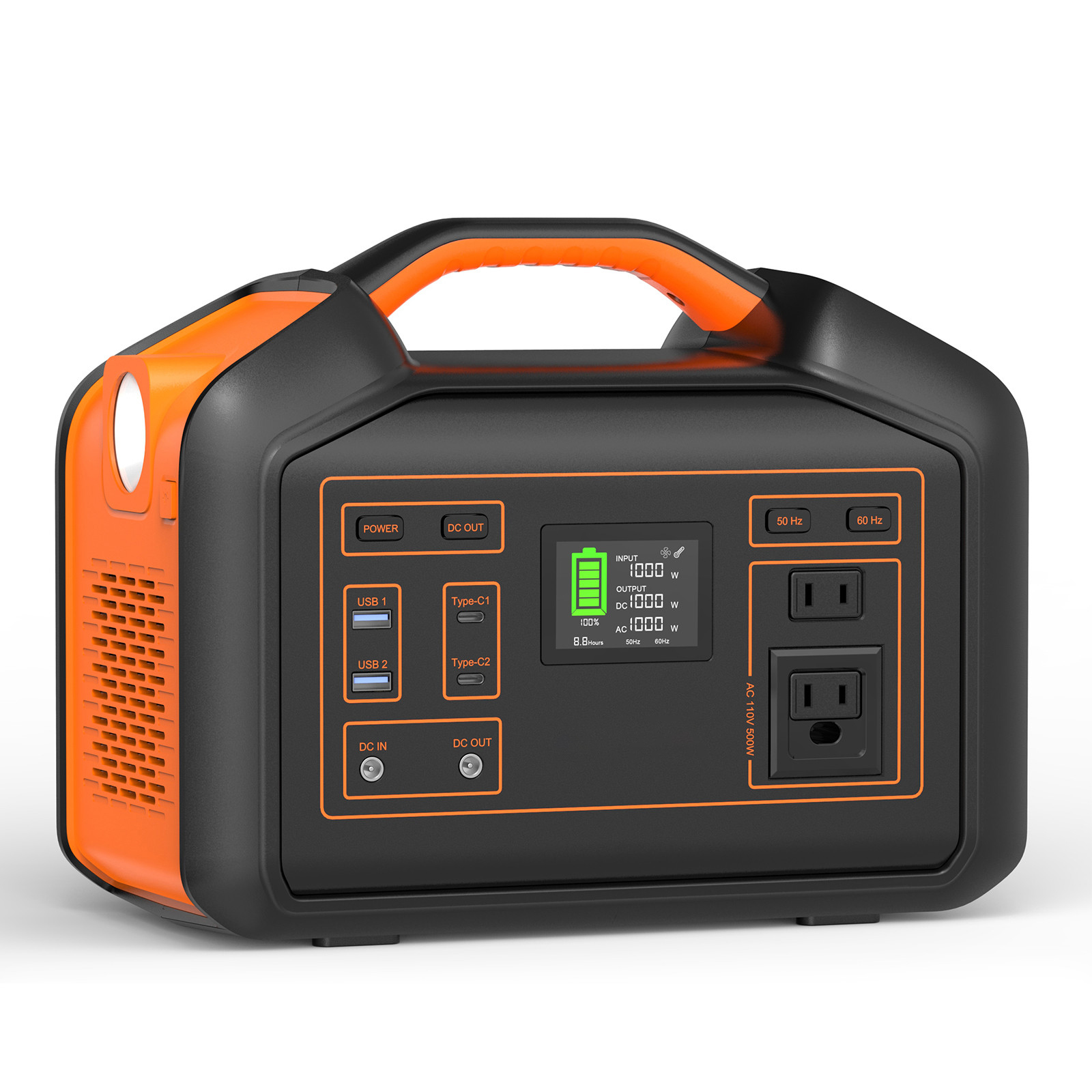 

outdoor power station 22.2V 23Ah Lithium ion battery 700W output with usb type-c and pd