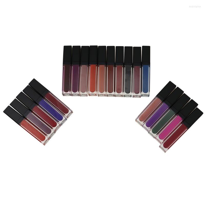 

Lip Gloss 20 Square Tubes Matte Long Lasting Setting Private Label Makeup Wholesale Glaze, 5 pcs without logo