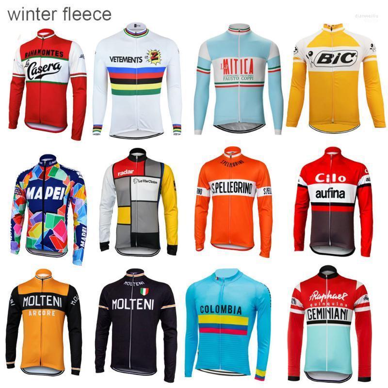 

Racing Jackets Winter Fleece Cycling Jersey Man Long Sleeve Bike Wear Thermal Windproof Clothing Ropa Ciclismo Multiple Choices1, Men long sleeve