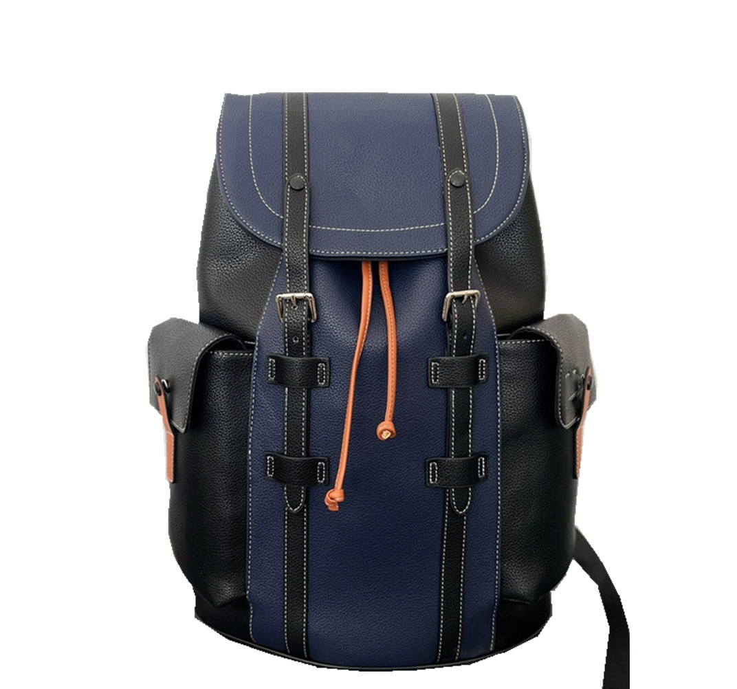 

22High quality backpack designer designs shoulder bag splicing style