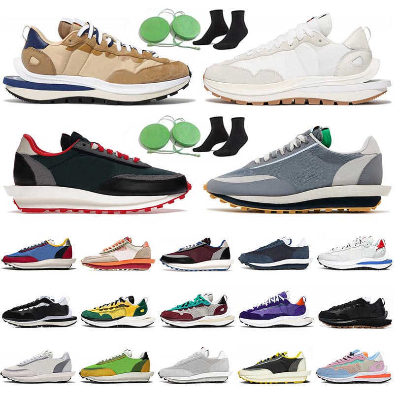 

Women Mens LDV Waffle Casual Shoes Pegasus Blazer VaporWaffle Cool Grey Undercover Dark Iris Sesame Blue Sail White Black Fragment, B13 dark iris 36-45