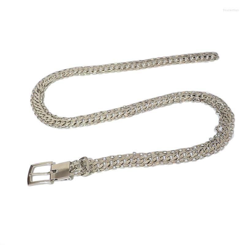 

Belts Fashion Desinger Simple Women Chain Belt Personality Trend Metal Creative Ladies Waist Bg-1517Belts BeltsBelts, Silver