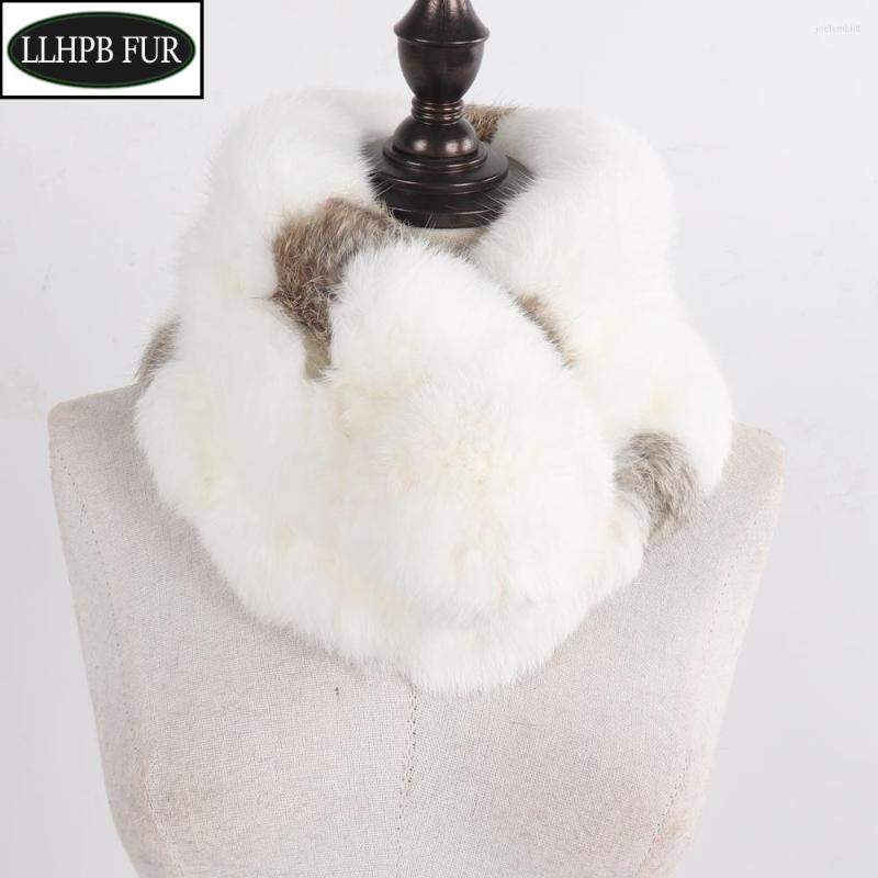

Scarves Sell Russian Women Natural Fur Ring Ladies Winter Warm Fluffy Real Scarf Girl Genuine Mufflers