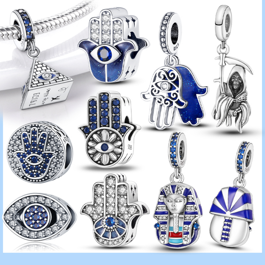 

925 Silver Fit Pandora Charm 925 Bracelet Ship Heart Angel LadyDIY Pendant Love charms set Pendant DIY Fine Beads Jewelry