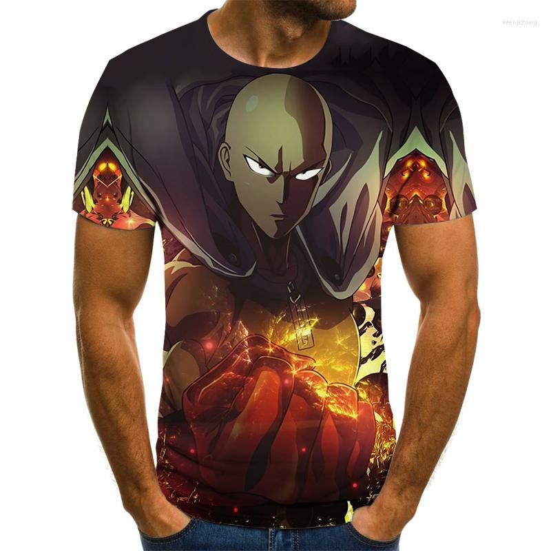 

Men's T Shirts Anime 3D Cartoon Boys Clothing Summer Fashion Tops Casual O-Neck Short Sleeve Harajuku Streetwear, E-076