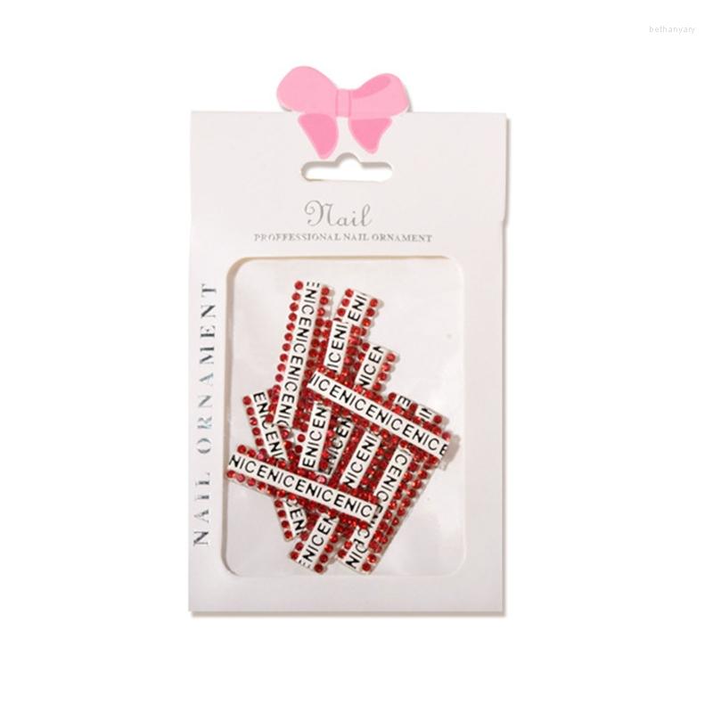 

Nail Art Decorations 12 Pack Shiny Letter Tape Rhinestones Crystal Stickers Decals Diamonds For DIY