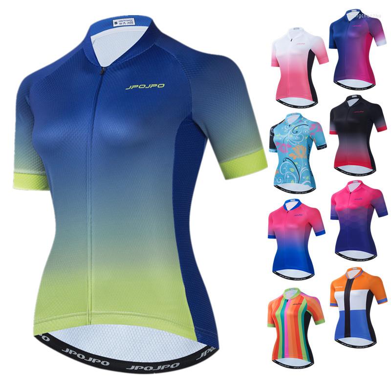 

Racing Jackets Weimostar Ladies Cycling Jersey Summer Short Sleeve Bike Shirt Women Mountain Bicycle Clothing Pro Team Clothes, Color 17