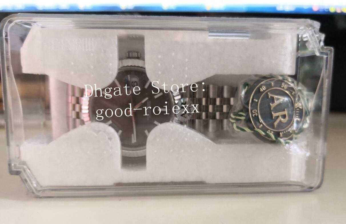 

New Mens Black Blue Gray ARF V3 Version Watch Automatic 2824 Eta AR Factory 904L Steel Watches Jubilee Bracelet Men 126334 Date Wristwatches