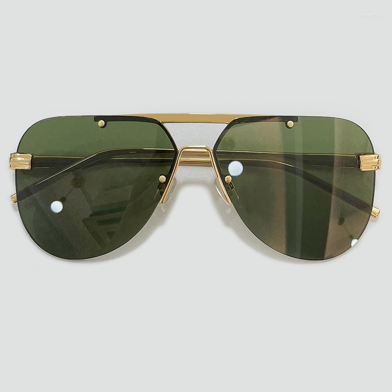 

Sunglasses Brand Design Men Pilot Metal Sun Glasses Women Retro Vintage Top Quality With Box UV400