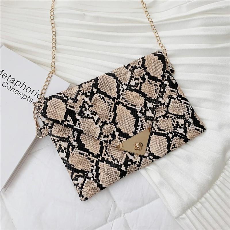 

Evening Bags Women Snake Shoulder Bag Luxury Handbags Designer Wild Girls Small Square Messenger Bolsa Feminina #35