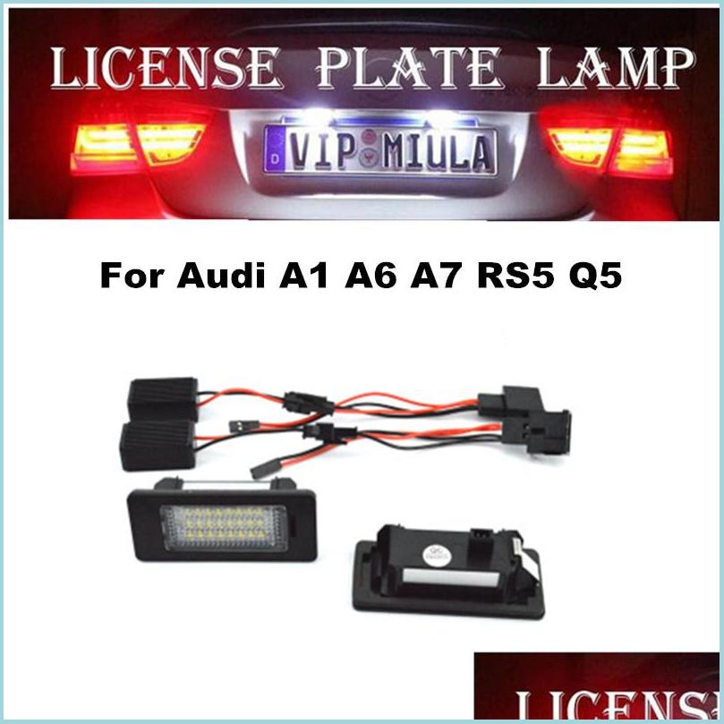 

Other Car Lights License Plate Led Light For A1 A6 A5 A7 Q5 Rs5 Ttrs 6500K 12V Lighting Drop Delivery 2022 Mobiles Motorcycles Car Li Dh5Mg