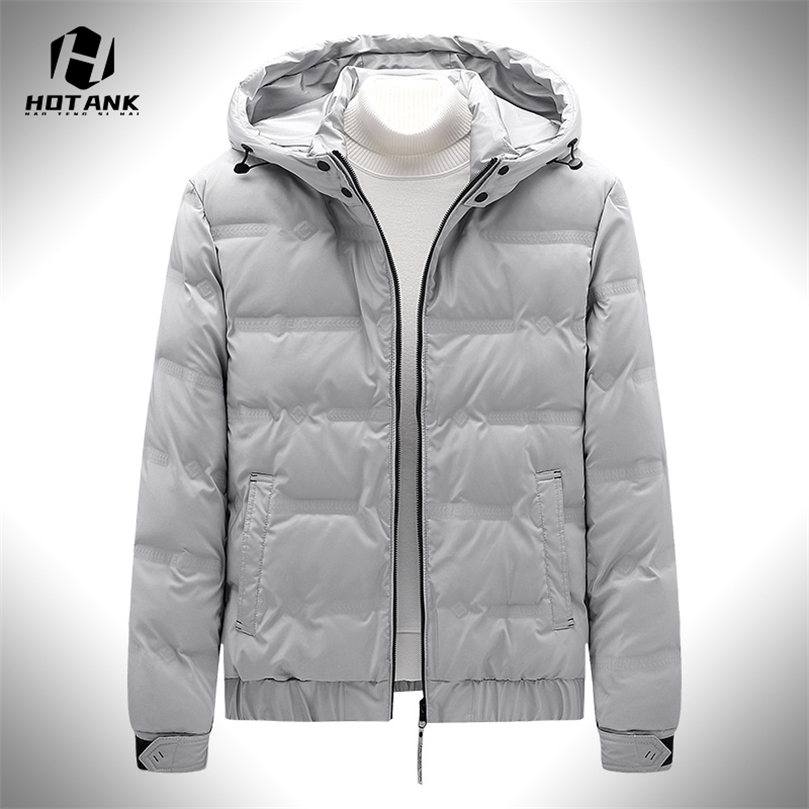 

Mens Down Parkas Winter Warm Men Down Jacket Coat Casual Thick Hooded Parka Solid White Duck Down Jackets Mens Hat Detachable Puffer Coats 221010, Lds933grey
