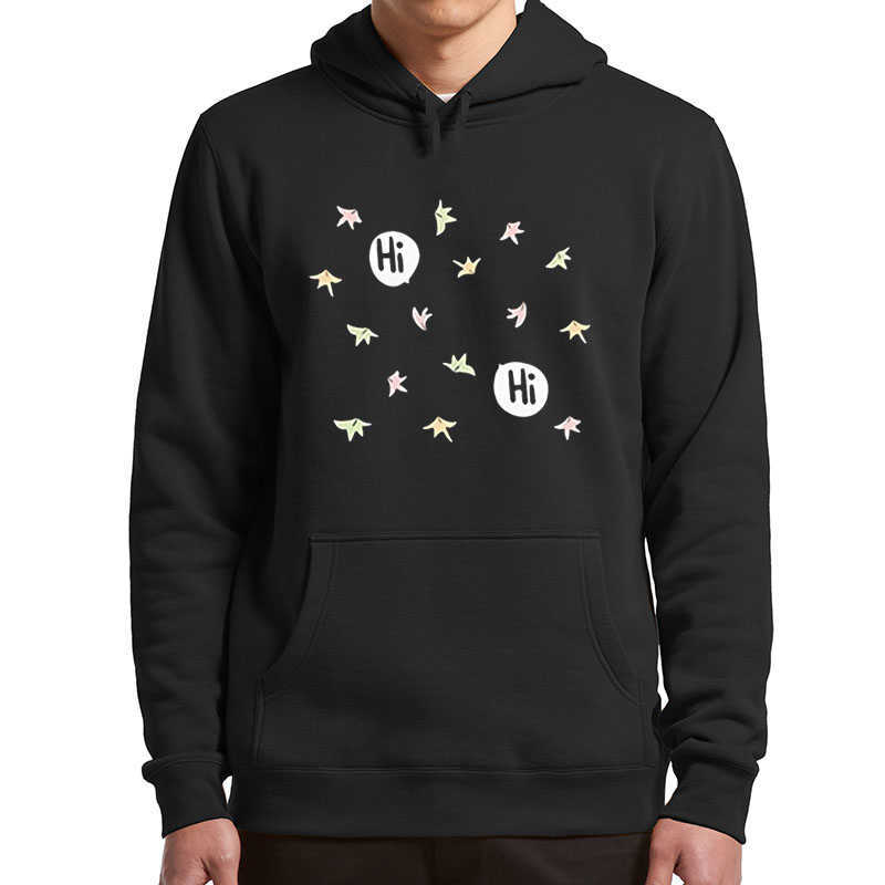 

Men's Hoodies Sweatshirts Heartstopper Rainbow Hoodies 2022 Popular Drama Fans Men Clothing Casual Soft Oversized Hooded Sweatshirt T221008, Black