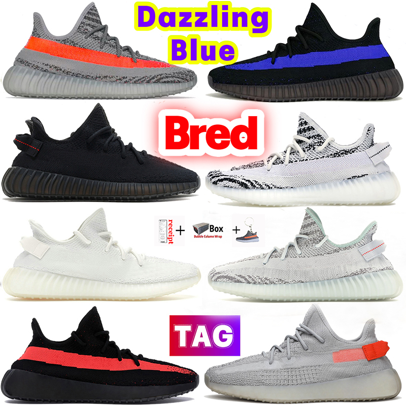 

Mesh men women Running Shoes west Dazzling blue bred Zebra black red Cream white mens Sneakers Blue Tint Beluga Reflective Marsh Tail Light man woman trainers, #48- bubble wrap packaging